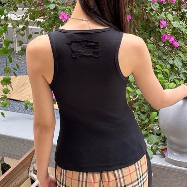 セール新作バーバリー ロゴプリント コットンTシャツ パロディ Baj51691